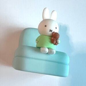 Miffy Blue and Green Figurine tech phone holder chair new